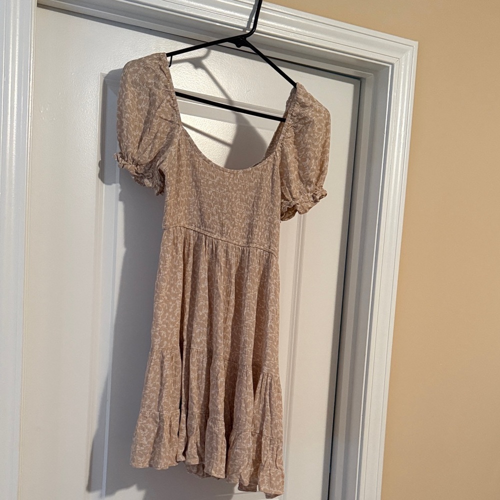 Altar'd State Beige Textured Knit Dress